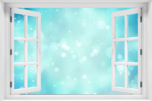 blue background with Christmas background
