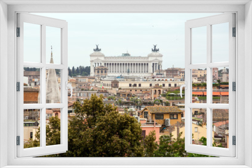 Fototapeta Naklejka Na Ścianę Okno 3D - Panoramic view of Rome