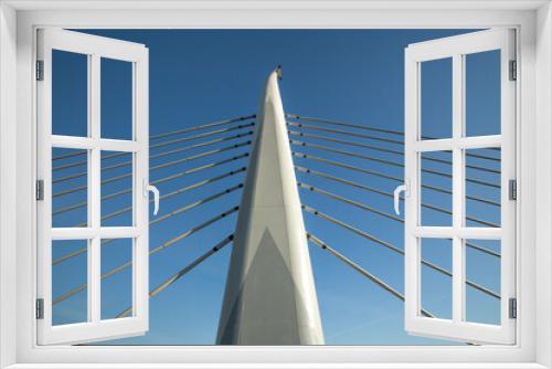 Fototapeta Naklejka Na Ścianę Okno 3D - cable stayed bridge