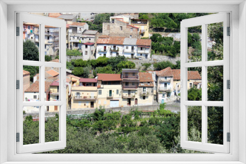 Old Houses and City, Calabria, South Italy