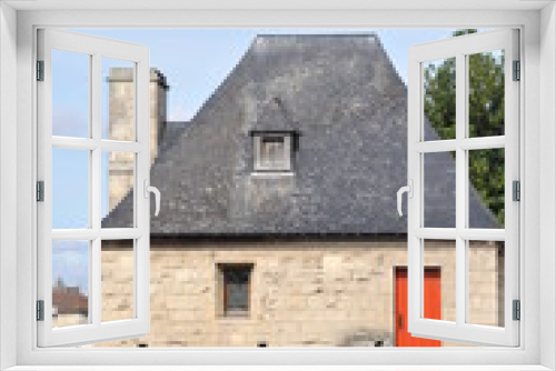 Fototapeta Naklejka Na Ścianę Okno 3D - Les remparts du château de Caen 2