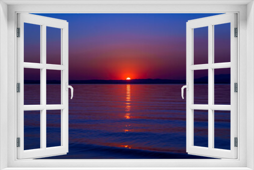 Fototapeta Naklejka Na Ścianę Okno 3D - Sunset in Italy 