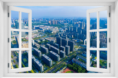 Fototapeta Naklejka Na Ścianę Okno 3D - Urban environment of Ningbo International Convention and Exhibition Center, Zhejiang Province, China