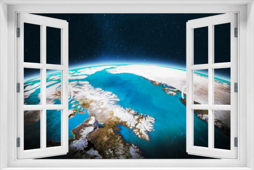 Fototapeta Naklejka Na Ścianę Okno 3D - Planet Earth - . 3D Rendering. Elements of this image furnished by NASA
