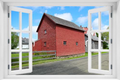 Fototapeta Naklejka Na Ścianę Okno 3D - Typical house in the historical village of Sherbrook, Nova Scotia