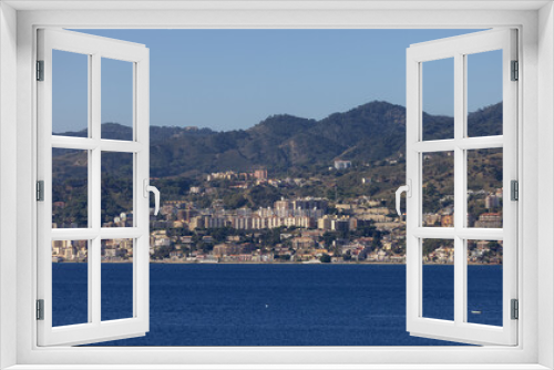 City by the Sea. Messina, Sicilia, Italy. Sunny Morning.