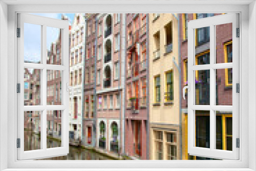 Fototapeta Naklejka Na Ścianę Okno 3D - Dutch houses