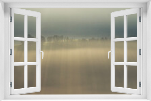 Fototapeta Naklejka Na Ścianę Okno 3D - misty morning 