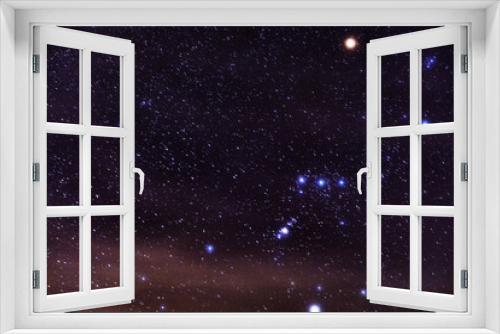 Fototapeta Naklejka Na Ścianę Okno 3D - bright starry sky