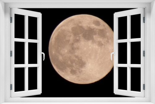 Fototapeta Naklejka Na Ścianę Okno 3D - full moon