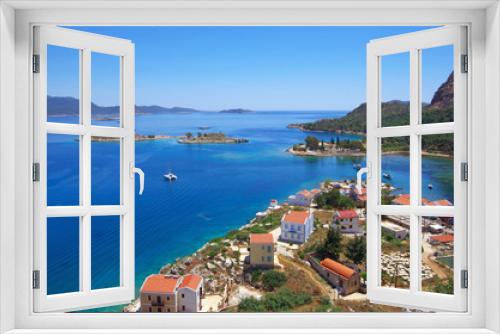 Fototapeta Naklejka Na Ścianę Okno 3D - Kastellorizo Island, Dodecanese, Greece