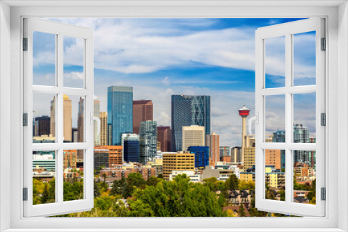 Fototapeta Naklejka Na Ścianę Okno 3D - Calgary in sunny day, Canada
