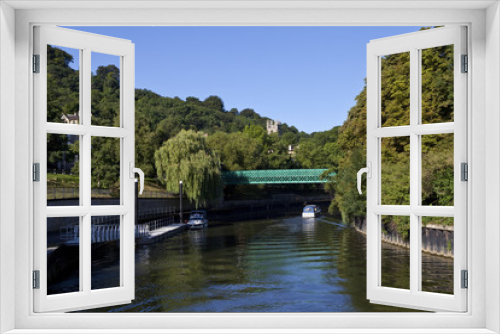 Fototapeta Naklejka Na Ścianę Okno 3D - River Avon Flowing through Bath