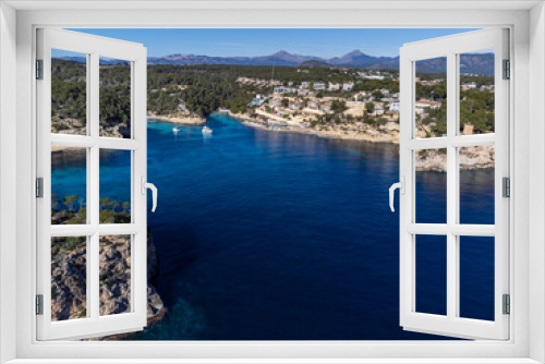 Fototapeta Naklejka Na Ścianę Okno 3D - Cala Fornells, Calviá, Mallorca, Balearic Islands, Spain