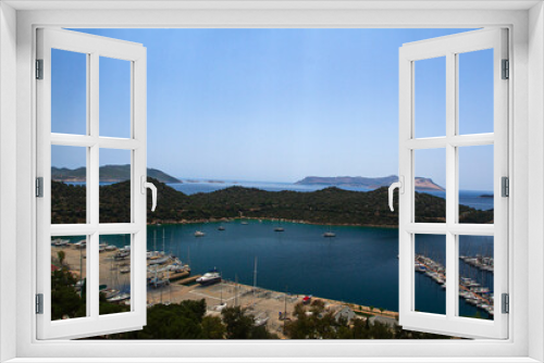 Fototapeta Naklejka Na Ścianę Okno 3D - Kaş-Yat Limanı (Kas Marina)
