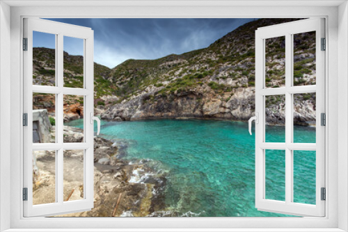 Fototapeta Naklejka Na Ścianę Okno 3D - Panorama of coastline of Zakynthos Island, Greece