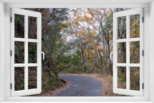 Fototapeta Naklejka Na Ścianę Okno 3D - 日本の岡山県備前市日生のみなとの見える丘公園の美しい秋の風景