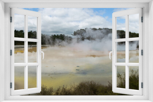 Fototapeta Naklejka Na Ścianę Okno 3D - hot spring