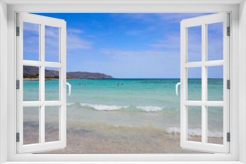 Fototapeta Naklejka Na Ścianę Okno 3D - Beach of Elafonissi, the Crete island