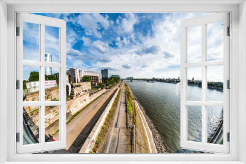 Fototapeta Naklejka Na Ścianę Okno 3D - Panorama Köln