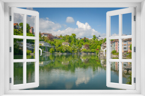 Fototapeta Naklejka Na Ścianę Okno 3D - Blick auf Laufenburg