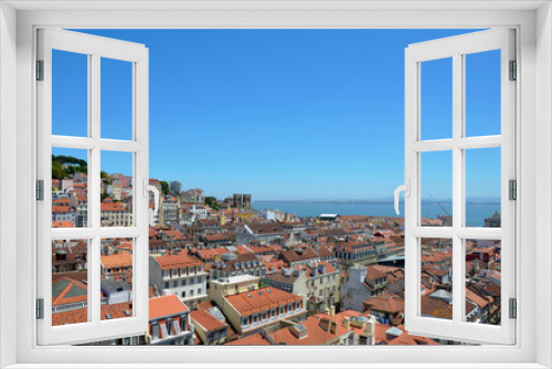 Fototapeta Naklejka Na Ścianę Okno 3D - Lisboa - Bairro Alto / Baixa