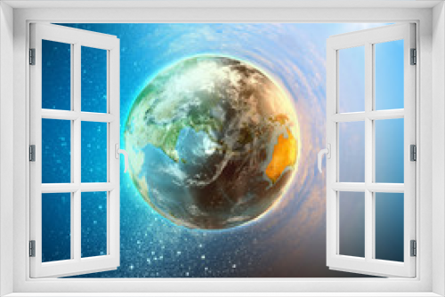 Fototapeta Naklejka Na Ścianę Okno 3D - Earth planet