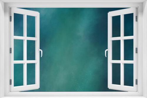 Fototapeta Naklejka Na Ścianę Okno 3D - Abstract modern blue green background. Cosmic space, modern design