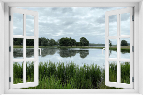 Fototapeta Naklejka Na Ścianę Okno 3D - A view of the Cheshire Countryside near Knutsford