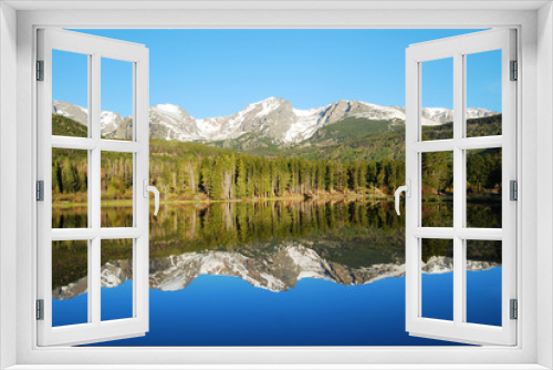 Fototapeta Naklejka Na Ścianę Okno 3D - Sprague lake, Rocky Mountain National Park, CO, USA