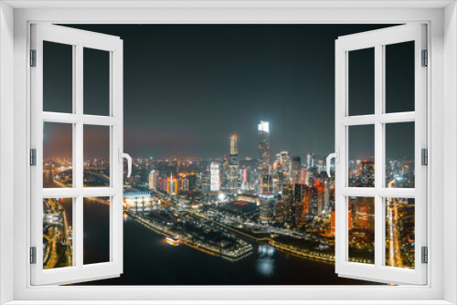 Fototapeta Naklejka Na Ścianę Okno 3D - guangzhou city