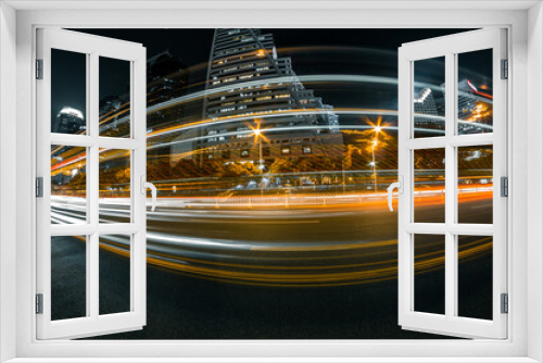 Fototapeta Naklejka Na Ścianę Okno 3D - urban traffic
