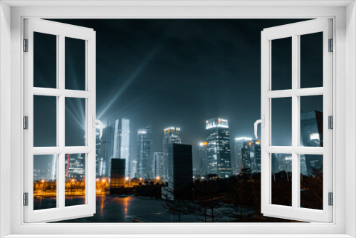 Fototapeta Naklejka Na Ścianę Okno 3D - shenzhen city