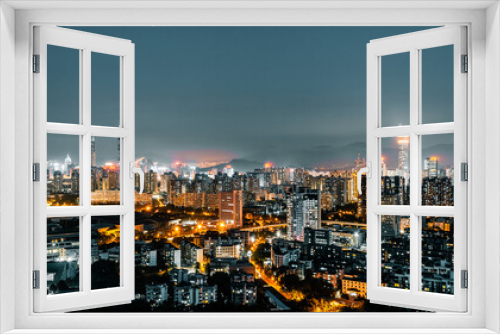 Fototapeta Naklejka Na Ścianę Okno 3D - shenzhen city