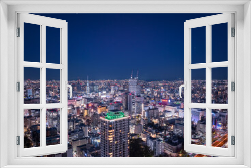 Fototapeta Naklejka Na Ścianę Okno 3D - 夜景　名古屋