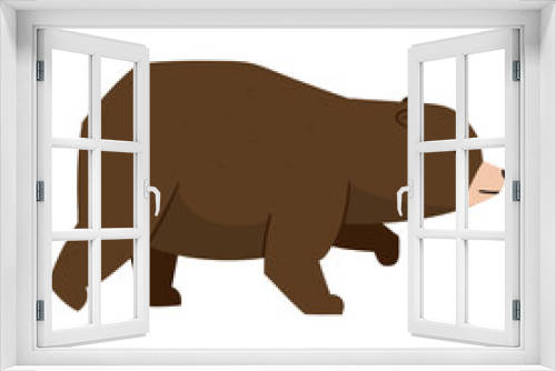 Fototapeta Naklejka Na Ścianę Okno 3D - illustration of a bear