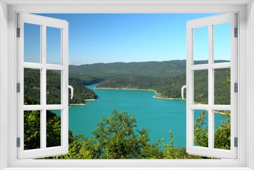 Fototapeta Naklejka Na Ścianę Okno 3D - Lac de Vouglans - Jura - France