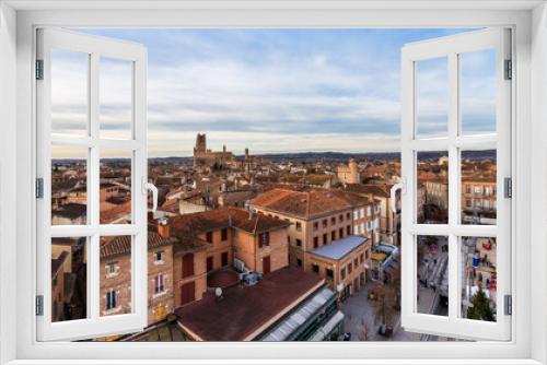 Fototapeta Naklejka Na Ścianę Okno 3D - Vue aérienne d 'Albi 