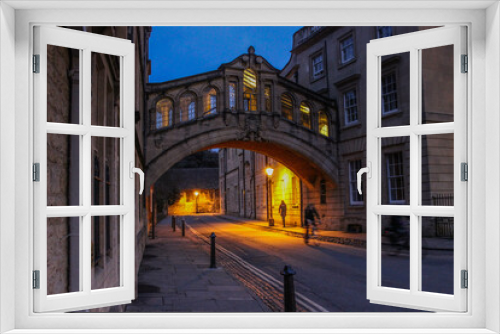 Fototapeta Naklejka Na Ścianę Okno 3D - Oxford bridge  of sighs
