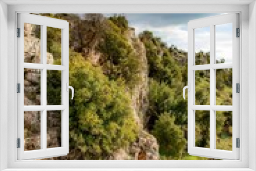 Fototapeta Naklejka Na Ścianę Okno 3D - كهف قمة الجبل الاخضر - الاردن- The best cave on top of green mountain- Jordan