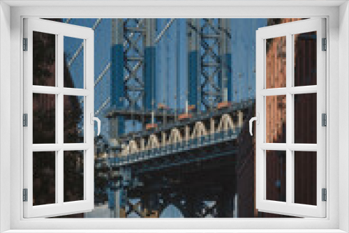 Fototapeta Naklejka Na Ścianę Okno 3D - Williamsburg Bridge, New York