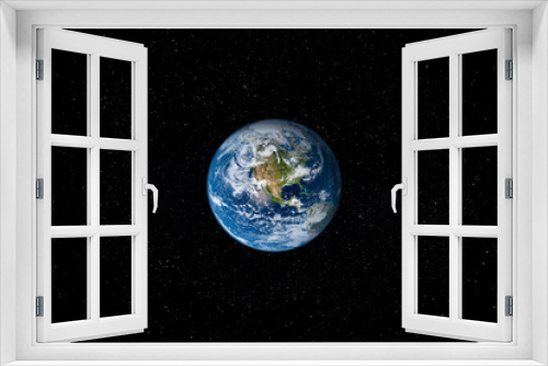 Fototapeta Naklejka Na Ścianę Okno 3D - Planet Earth in Space surrounded by Stars. This image elements furnished by NASA.