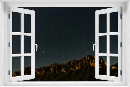 Fototapeta Naklejka Na Ścianę Okno 3D - 울산바위 별
