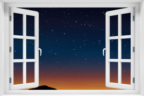 Fototapeta Naklejka Na Ścianę Okno 3D - sunset background