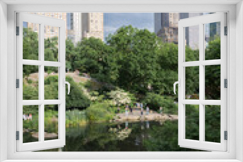 Fototapeta Naklejka Na Ścianę Okno 3D - Central park
