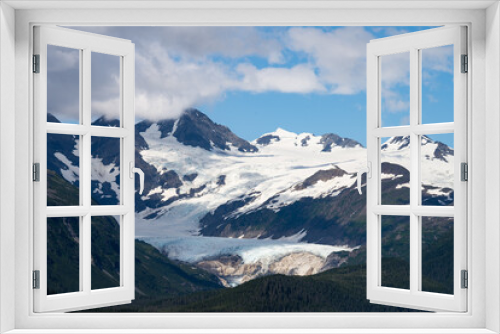 Fototapeta Naklejka Na Ścianę Okno 3D - Whittier Alaska