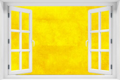 Yellow grunge wall for texture background. Background painted with paint watercolor