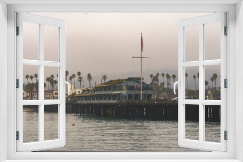 Fototapeta Naklejka Na Ścianę Okno 3D - Views from Stern's Wharf in Santa Barbara, California