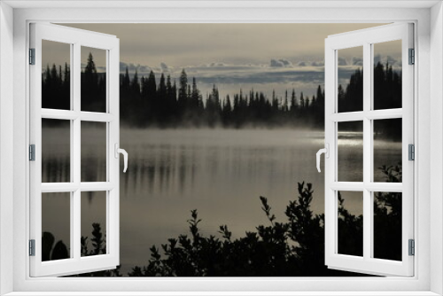 Fototapeta Naklejka Na Ścianę Okno 3D - Mount Rainier National Park Lake 