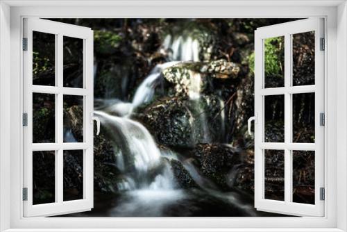 Fototapeta Naklejka Na Ścianę Okno 3D - Micro wodospady